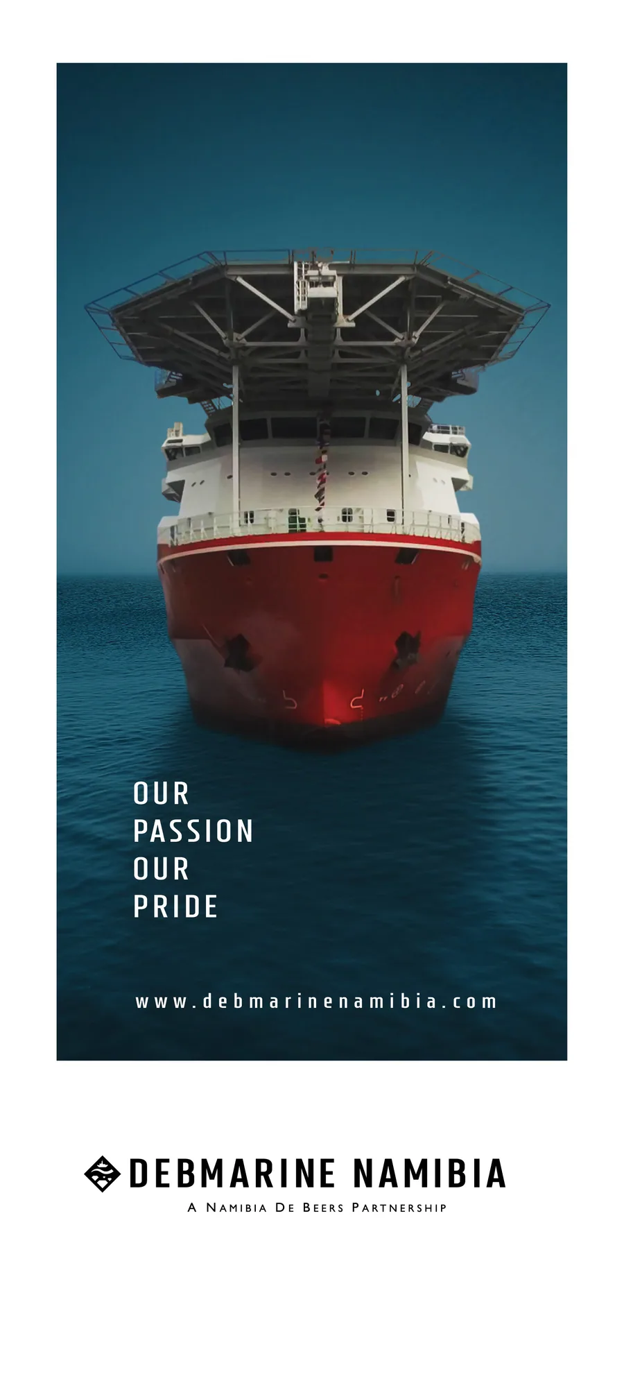 Debmarine Namibia profile layout and editorial campaign design by BrandsByAura