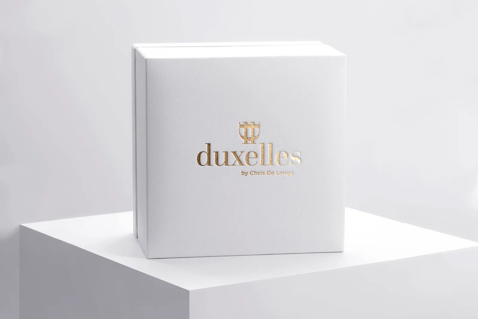 Duxelles luxury packaging mockup and logo application by BrandsByAura